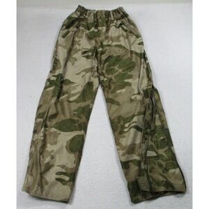 Cabelas Pants Mens Large Long Camo Gore Tex Hunting Waterproof Side Zip